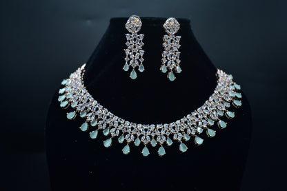 Pari CZ Designer Necklace Set