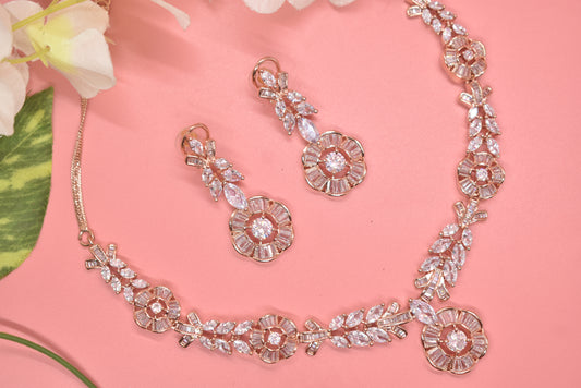 Samanti CZ Designer Necklace Set