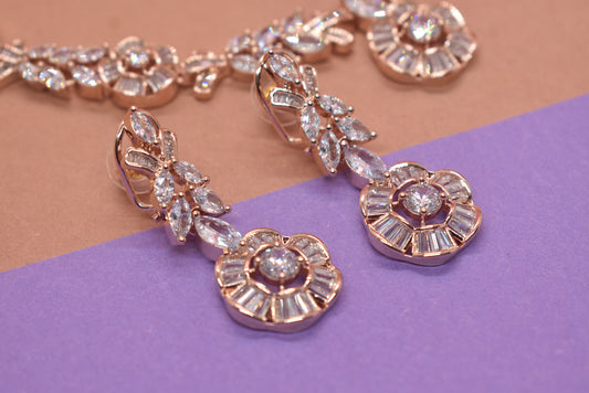 Samanti CZ Designer Necklace Set