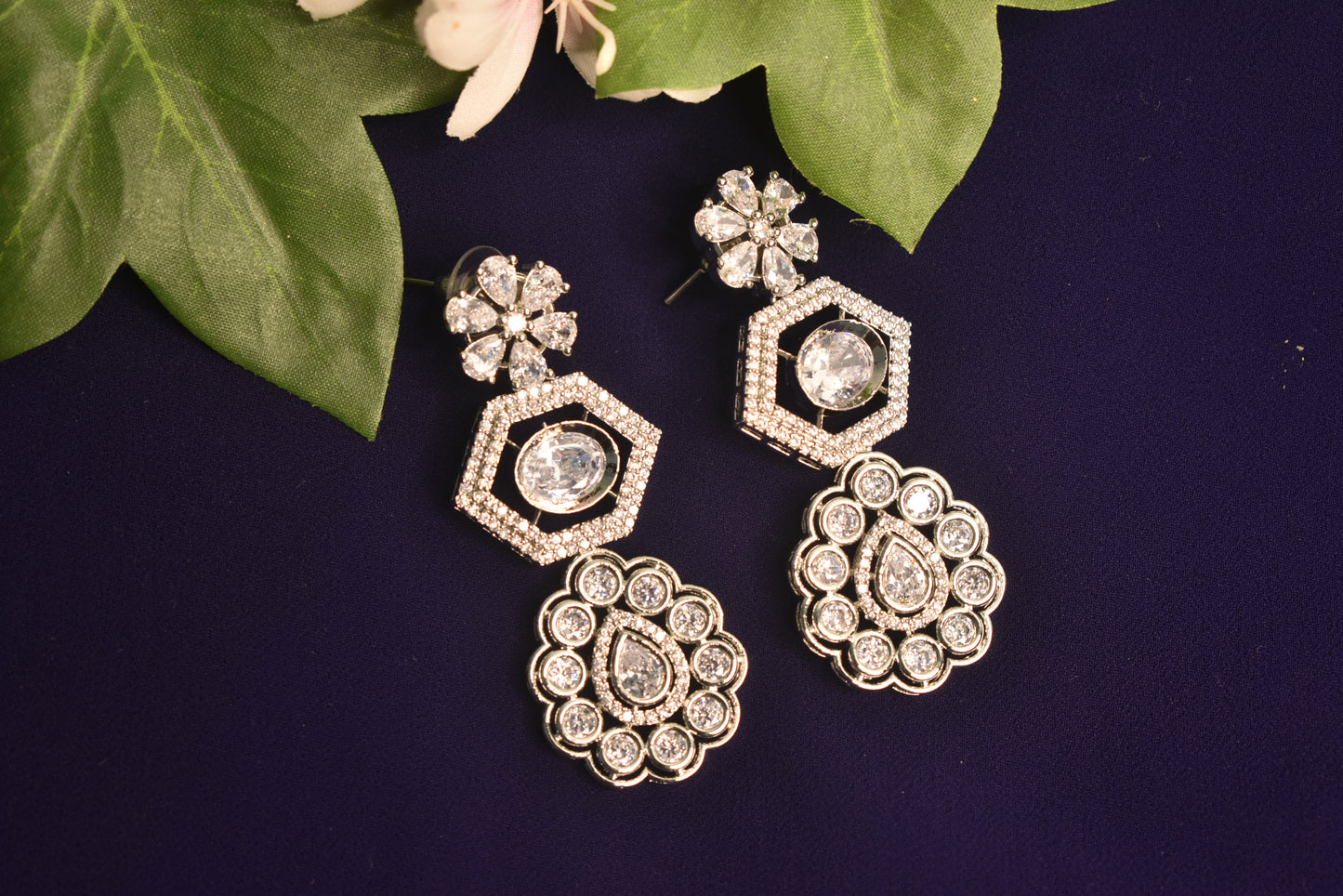 Sandhya CZ Designer Necklace Set