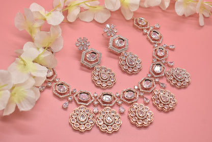 Sandhya CZ Designer Necklace Set