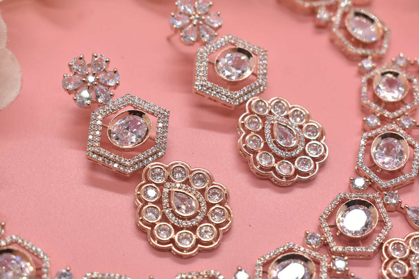 Sandhya CZ Designer Necklace Set