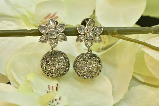 Myra Kundan Designer Jhumka
