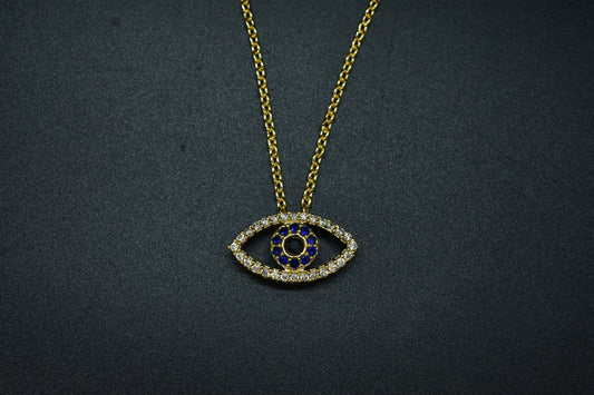 Saisha Blue Evil Eye AD Pendent