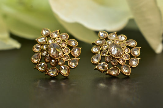 Riva Kundan Designer Earrings