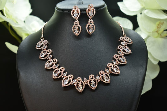 Driti CZ Designer Necklace Set