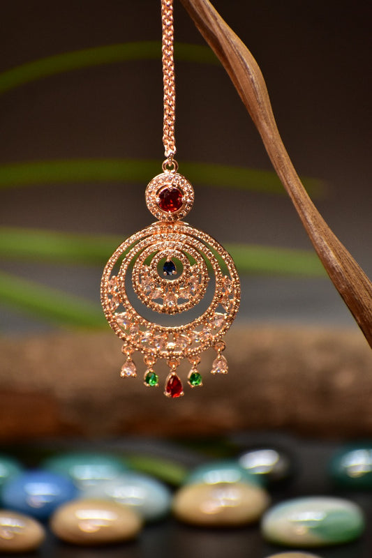 Niya Round AD Designer Maangtikka