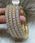 Trendy Trove Zirconia Bangles
