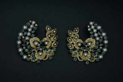 Aaria Blue AD Designer Stud Earrings