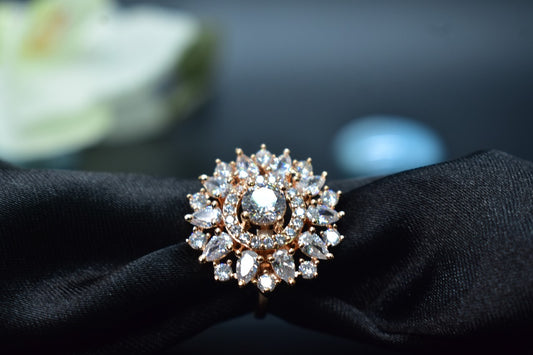 Alina White Stone AD Ring