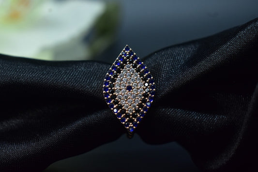 Gloria Evil Eye AD Designer Ring