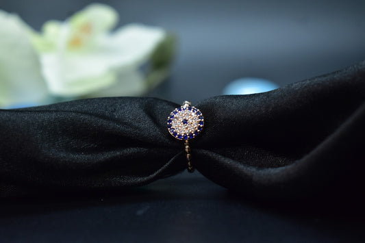 Liana Evil Eye AD Designer Ring