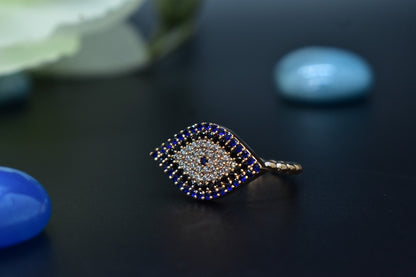 Gloria Evil Eye AD Designer Ring