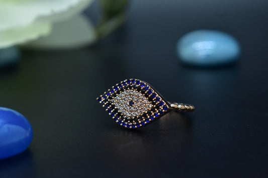 Gloria Evil Eye AD Designer Ring
