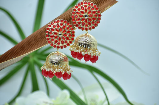 Kiara Antique Polki Jhumki