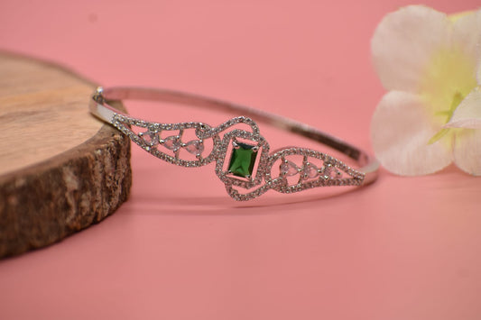 Laasya Shiny Stone Sterling AD Designer Bracelet