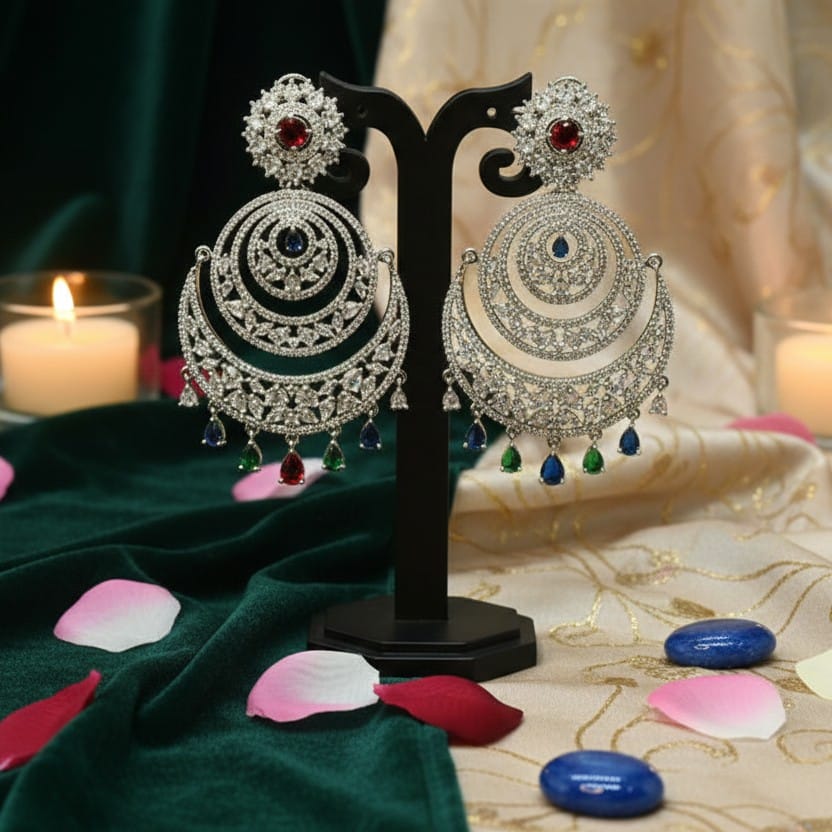 Lira AD Designer Chandbali Jhumka