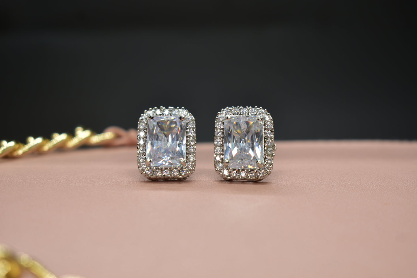 CZ Myra Stud Earrings