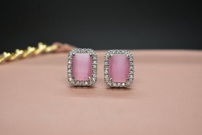 CZ Myra Stud Earrings