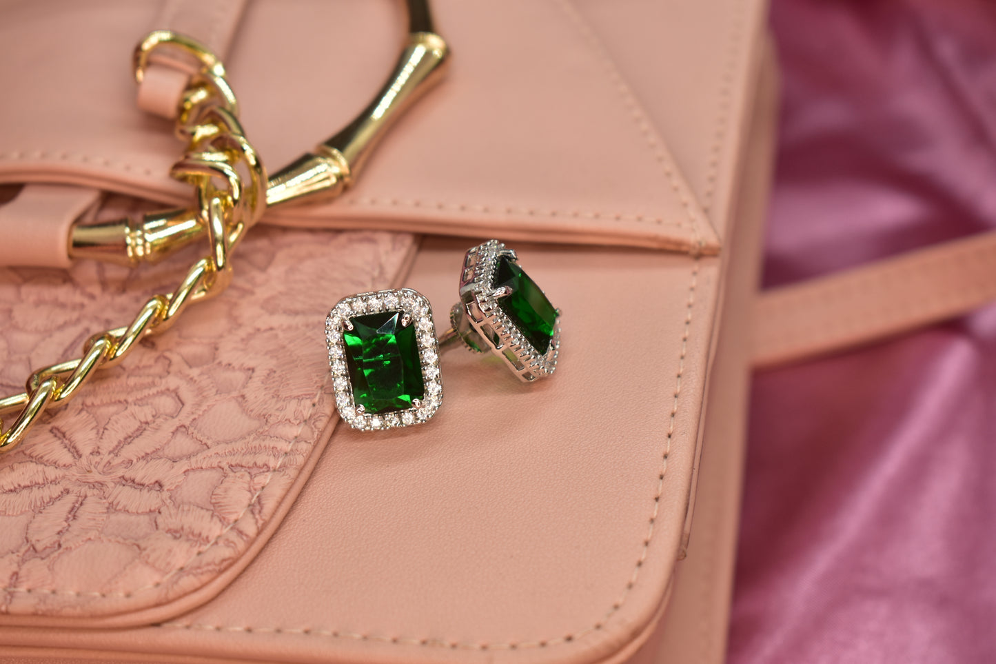 CZ Myra Stud Earrings