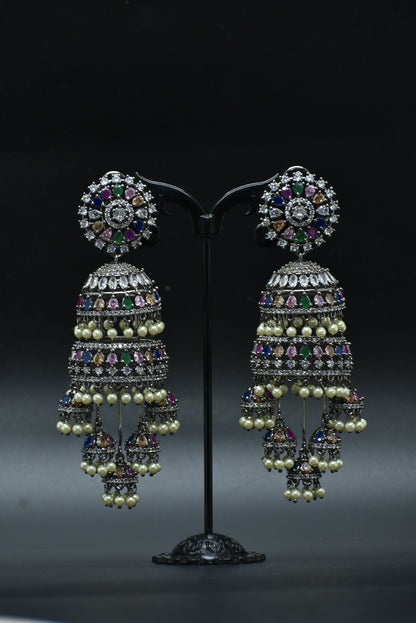 CZ Aarohi Designer Earrings