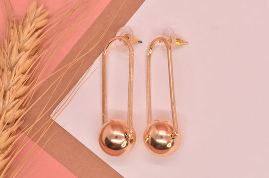 Anu Drop Brass Designer Earrings
