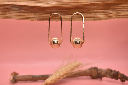 Anu Drop Brass Designer Earrings