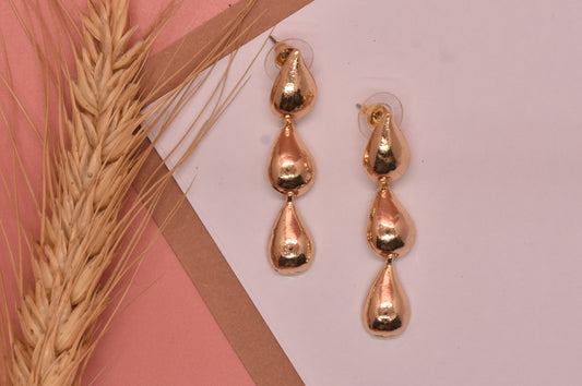 Riya Brass Designer Drop Earrings