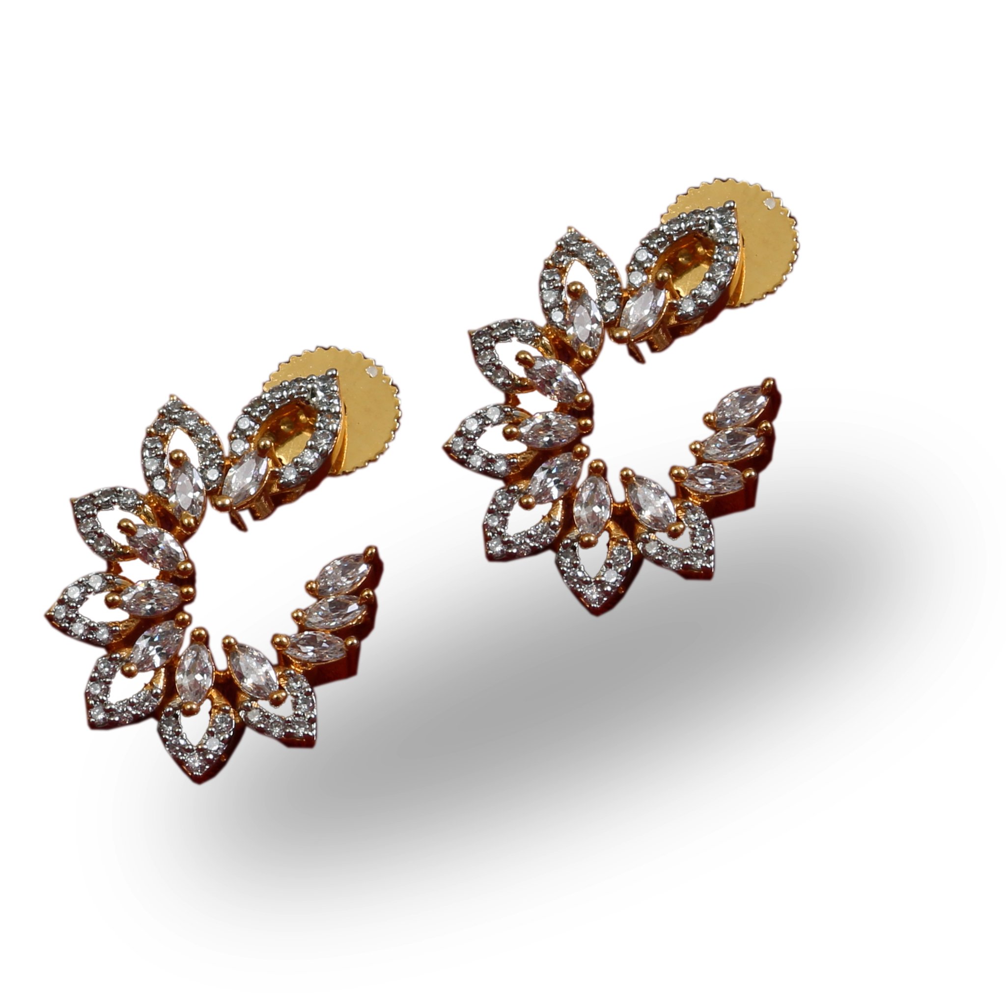 Buy American Diamond Earrings/indian Jewelry/pakistani Jewelry/bollywood  Jewelry/cz Earrings/ad Earrings/statement Earrings/gift for Her Online in  India - Etsy