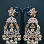 Elegant Zirconia Jhumkas