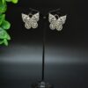 Silver Plated Butterfly Earrings