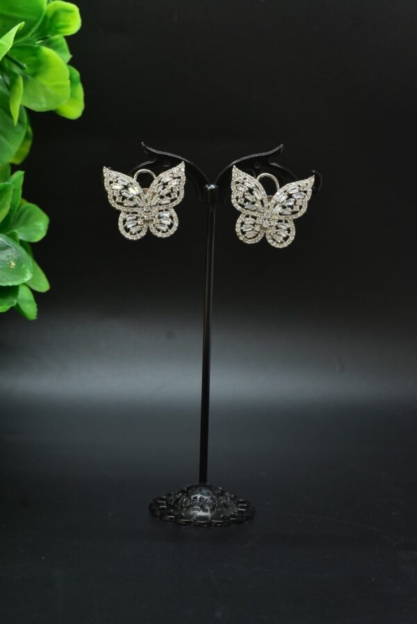 Silver Plated Butterfly Earrings