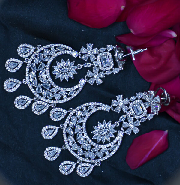 earrings american diamond