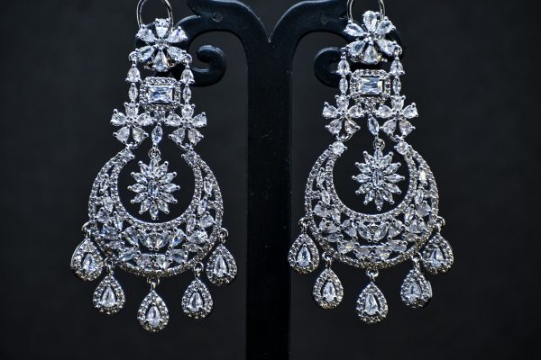 earrings american diamond