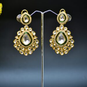 Aalia Kundan Stone Earrings