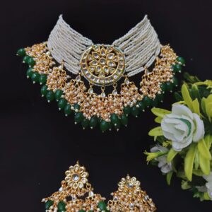 Pearl Kundan Bridal Necklace