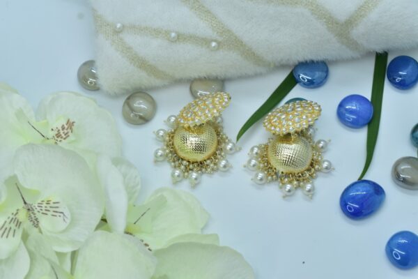 Neeve Trendy Polki Jhumkas