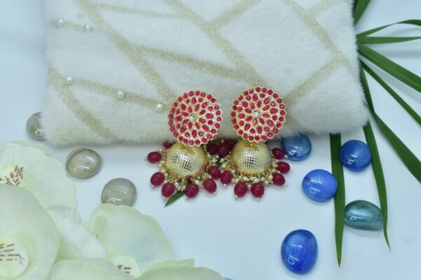 Neeve Trendy Polki Jhumki