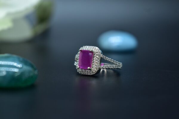 Square Cut AD Ring