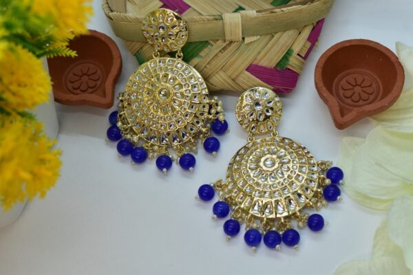 Dipta Gold plated Kundan Earrings