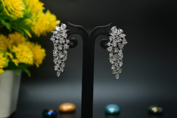 Zircon Delicate Earrings & Ring combo