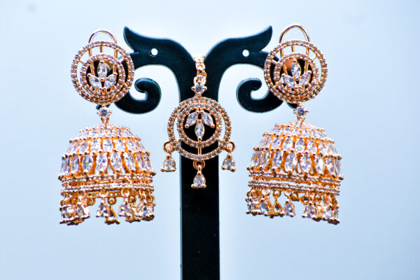 AD Mangtikka & AD Earrings