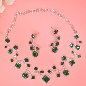 AD Emerald Necklace Set